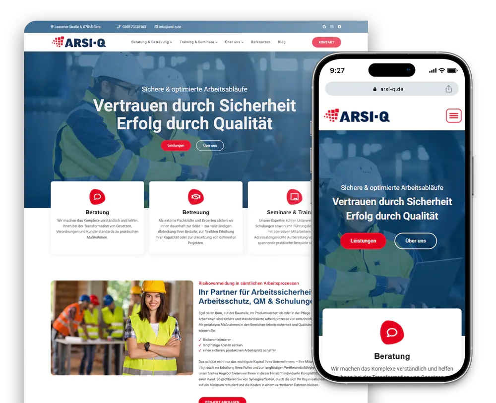 ARSI-Q Webdesign