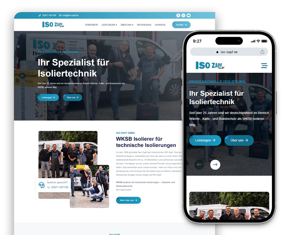 ISO Zapf Webdesign