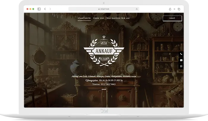 Ankauf & Handel Webdesign