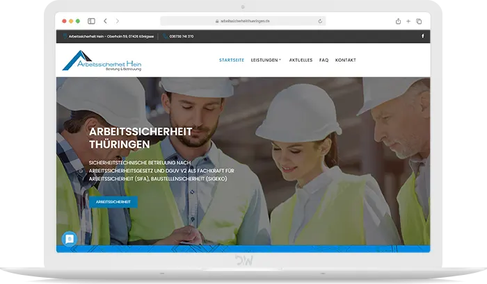 Arbeitssicherheit Hein Webdesign