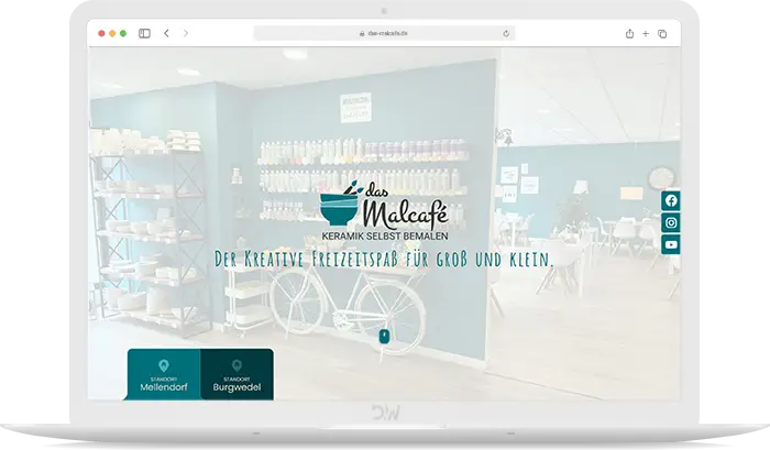 Das Malcafé Webdesign