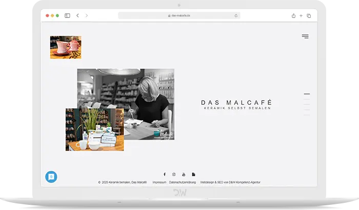 Das Malcafé Webdesign