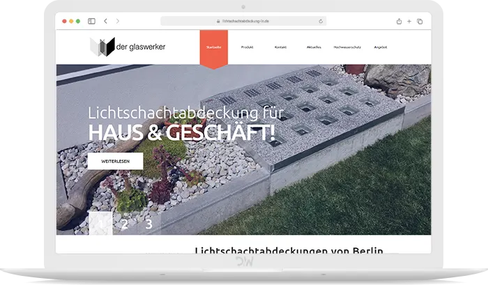Der Glaswerker Webdesign