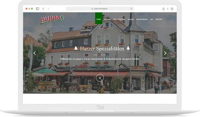 Puppe`s Braunlage Webdesign