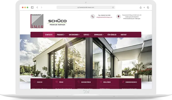 Fenstertechnik Bauer Webdesign