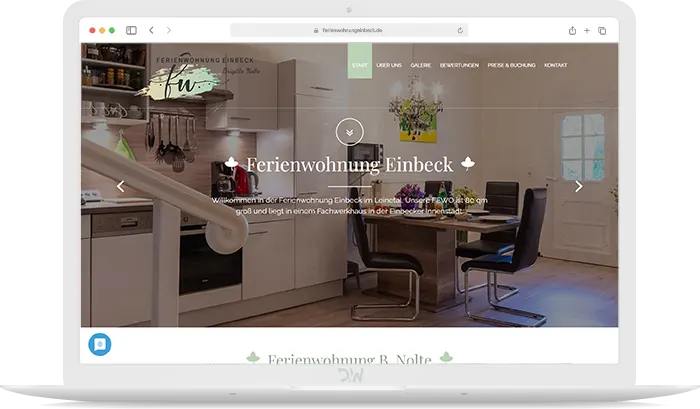 Ferienwohnung Einbeck Webdesign