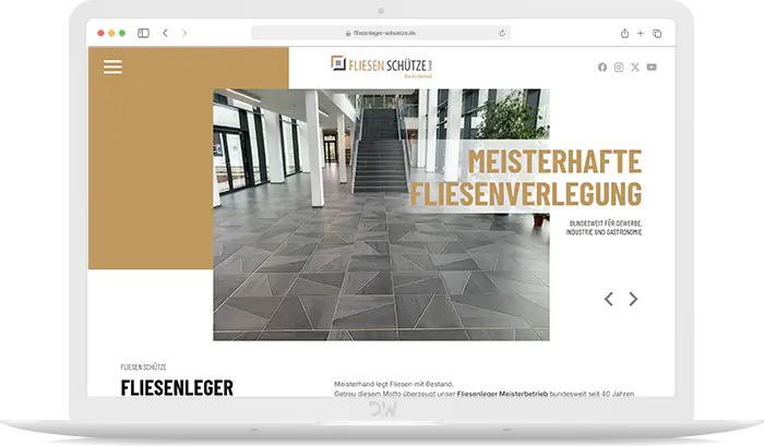 Fliesen Schütze GmbH Webdesign
