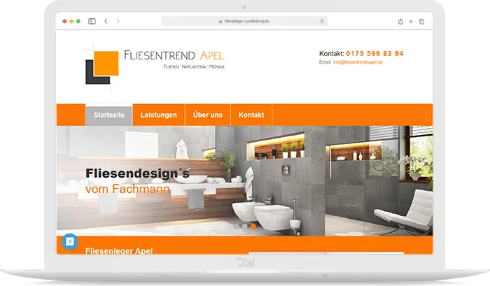 Fliesentrend Apel Webdesign