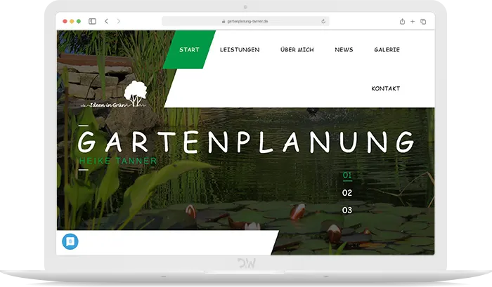 Gartenplanung Heike Tanner Webdesign