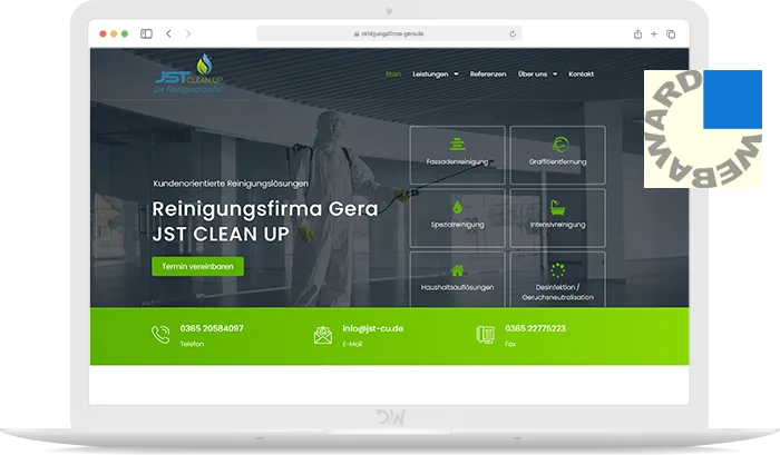 JST CLEAN UP Webdesign