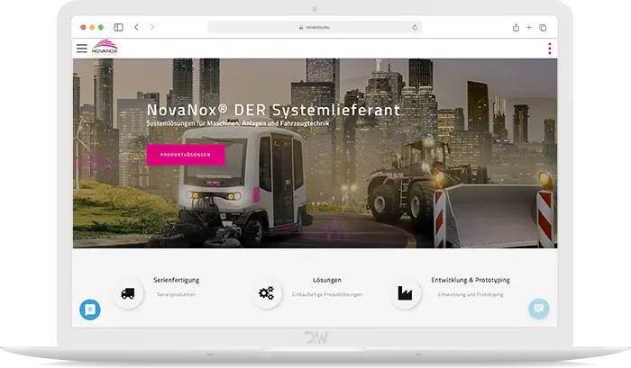 Systemlieferant NovaNox Webdesign