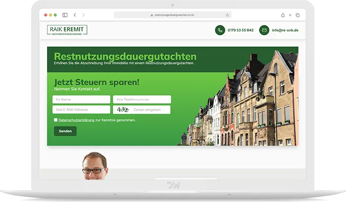 Restnutzungsdauergutachten Webdesign
