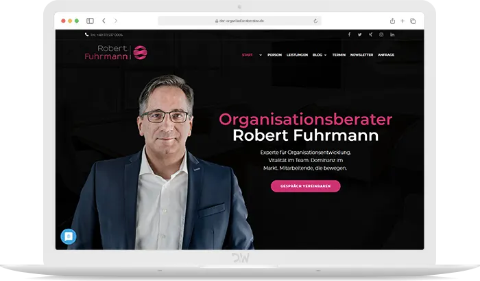 Organisationsberater Webdesign